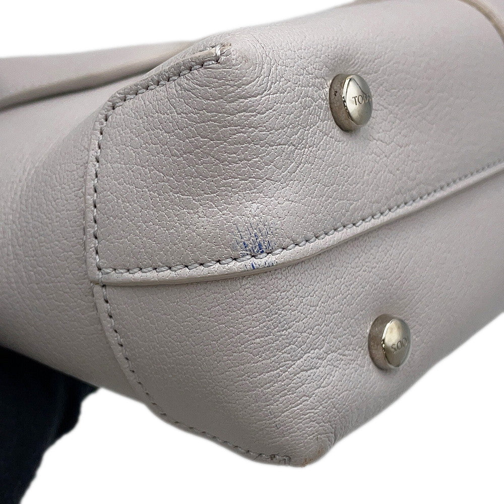 TOD’S DI 2WAYBag Light GrayXBWDBSC0100YKIB220 Leather Size Mini