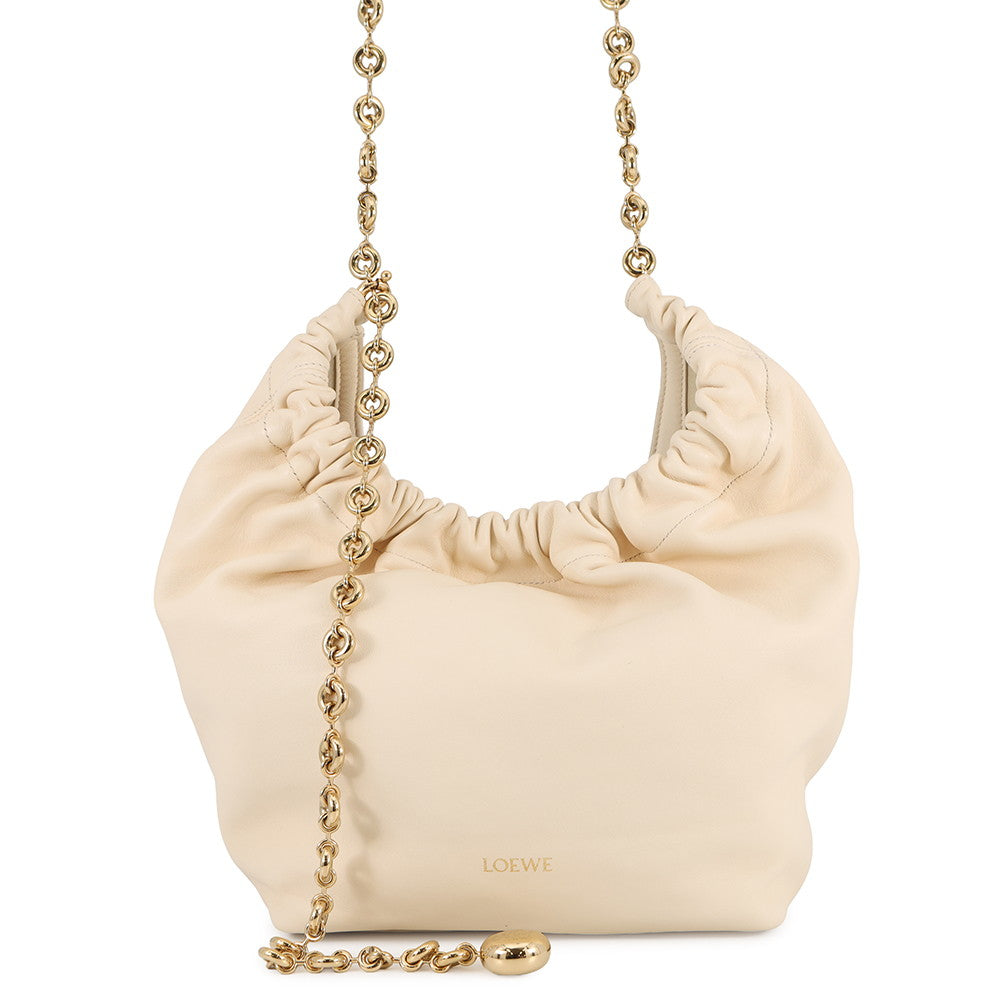 LOEWE Squeeze Bag IvoryA914NCHX01 Leather Size Small