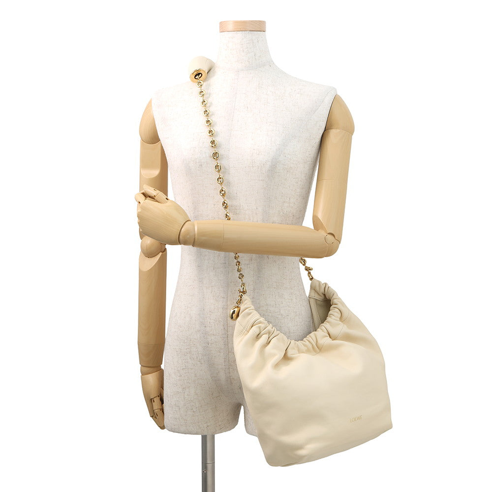 LOEWE Squeeze Bag IvoryA914NCHX01 Leather Size Small
