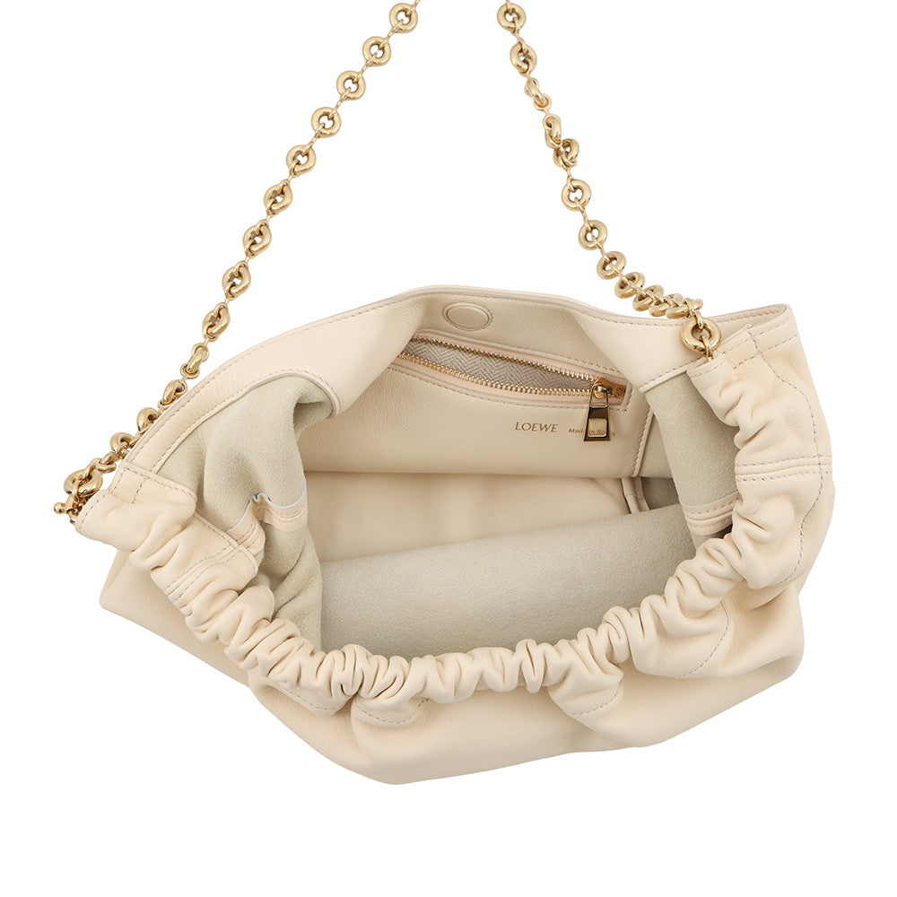 LOEWE Squeeze Bag IvoryA914NCHX01 Leather Size Small