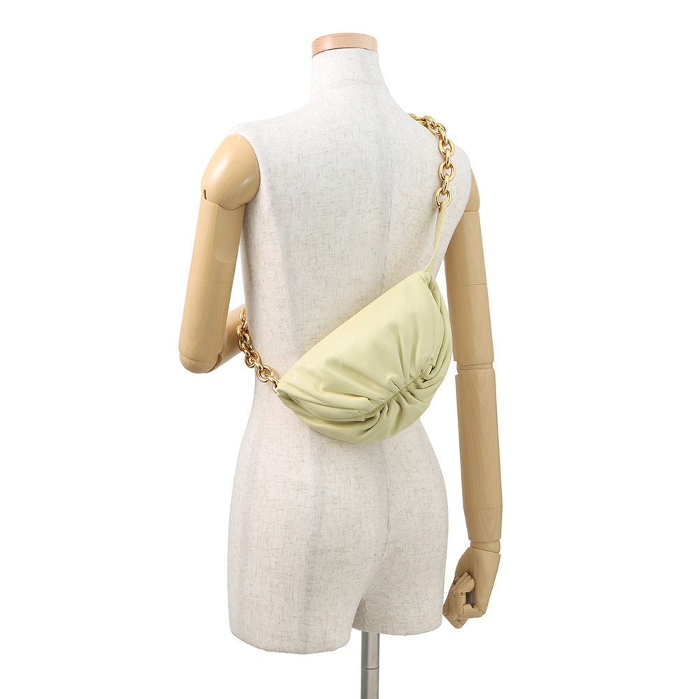Bottega Veneta The ChainPouch ChainBag Light Yellow651445 Leather