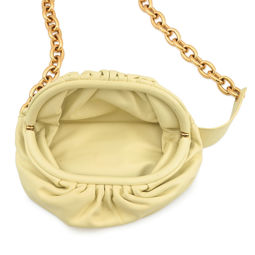 Bottega Veneta The ChainPouch ChainBag Light Yellow651445 Leather
