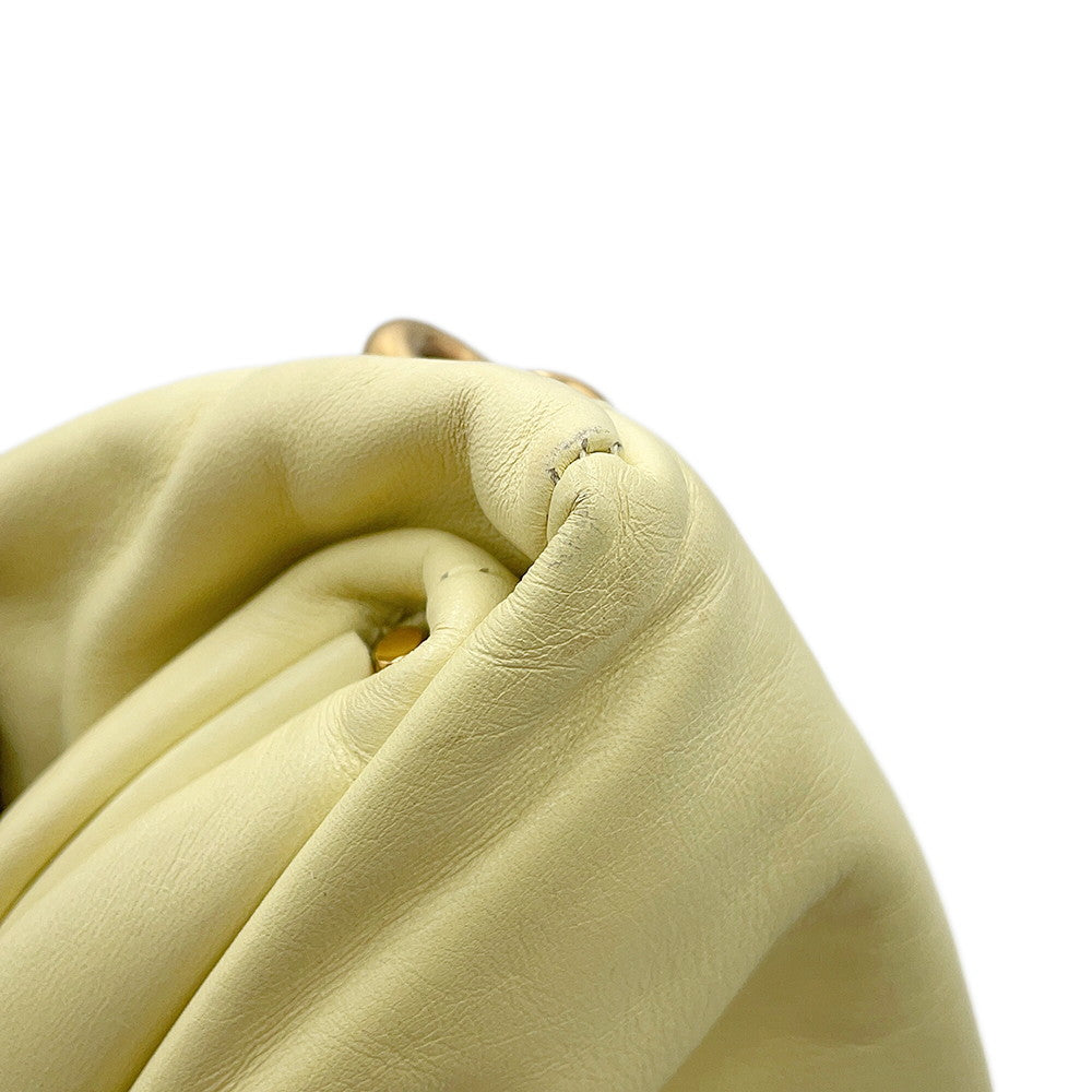 Bottega Veneta The ChainPouch ChainBag Light Yellow651445 Leather
