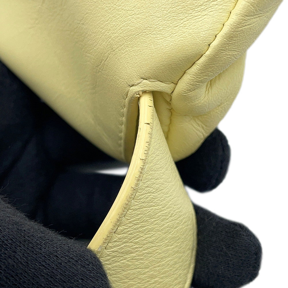 Bottega Veneta The ChainPouch ChainBag Light Yellow651445 Leather