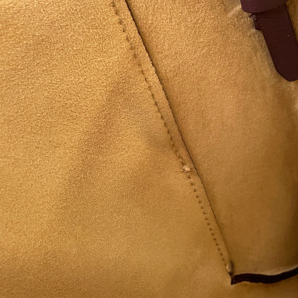 The Row NU TWIN Shoulder Bag BordeauxW1235 Leather