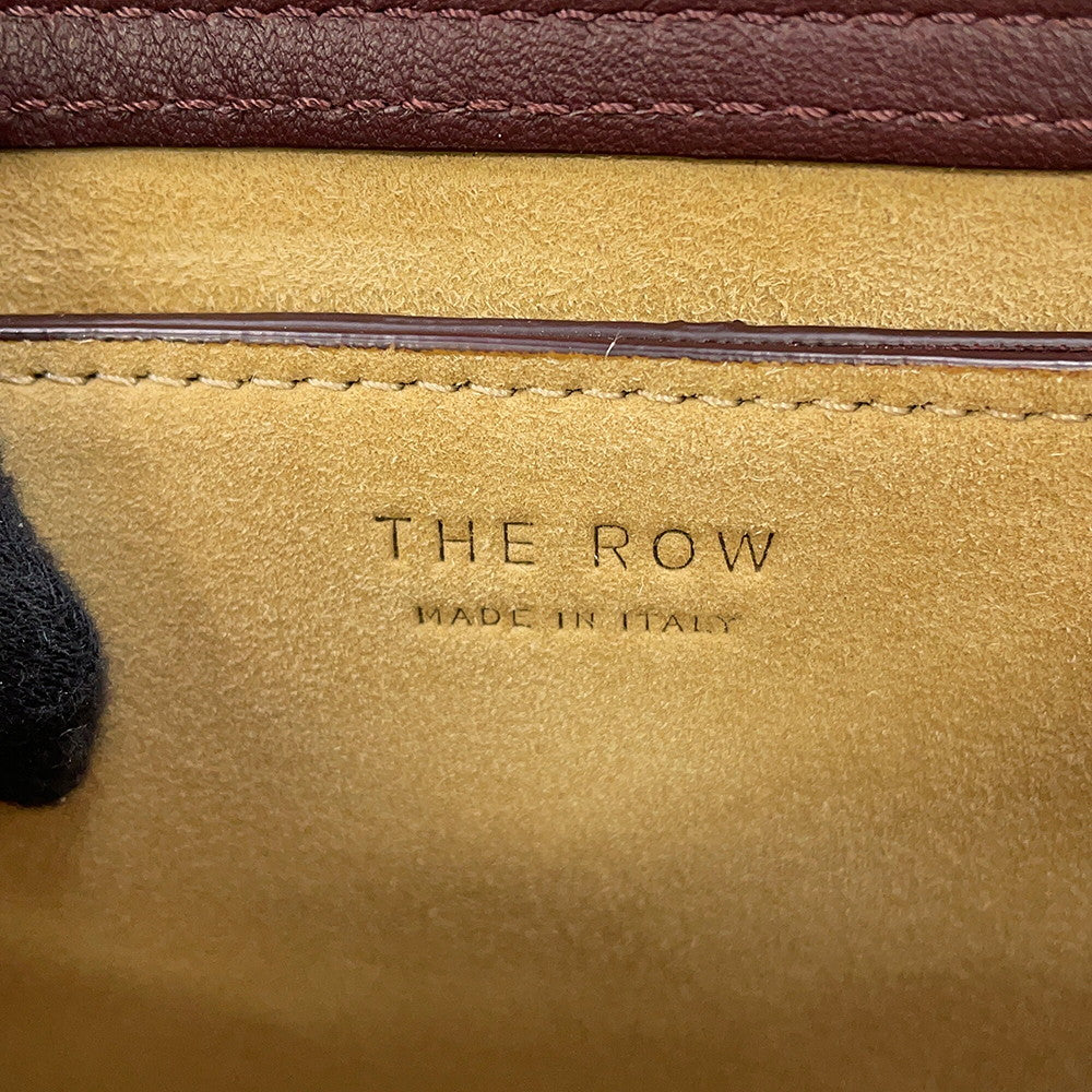 The Row NU TWIN Shoulder Bag BordeauxW1235 Leather