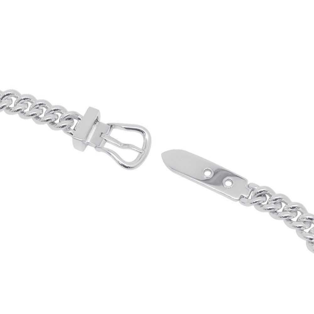 HERMES BoucleSellier Inflexible Necklace Size PM/44 SV925