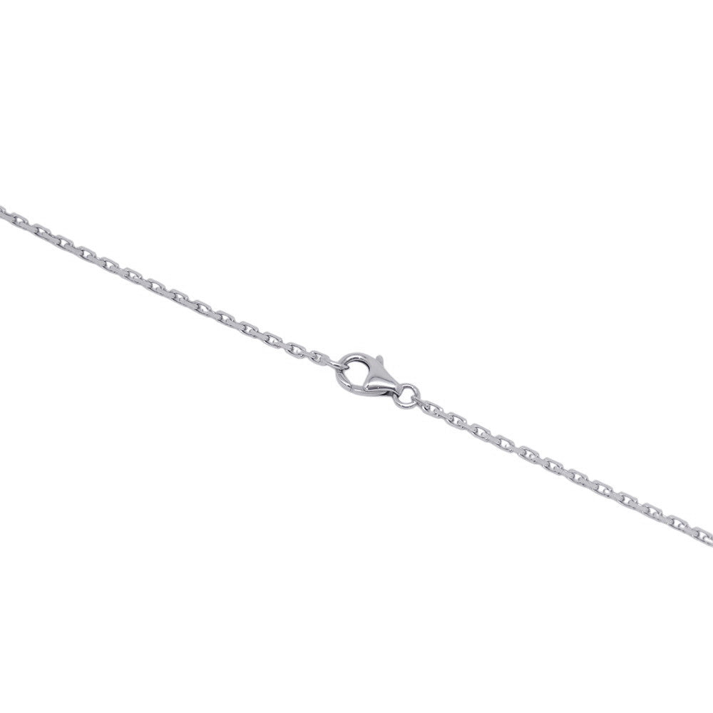 CARTIER Love Diamond Semi-Pave NecklaceB7013700 18K White Gold