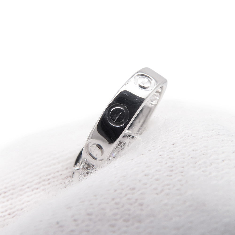 CARTIER Love Diamond Semi-Pave NecklaceB7013700 18K White Gold