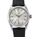 TUDOR Big Oyster W34mm Stainless Steel Leather Silver Dial7934