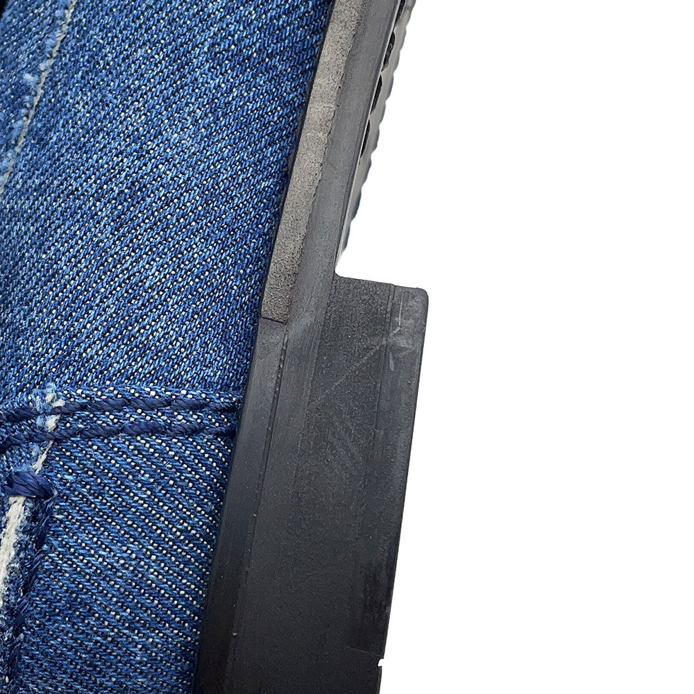 MIUMIU Coin loafers IndigoBlue5D061E Denim Size 36