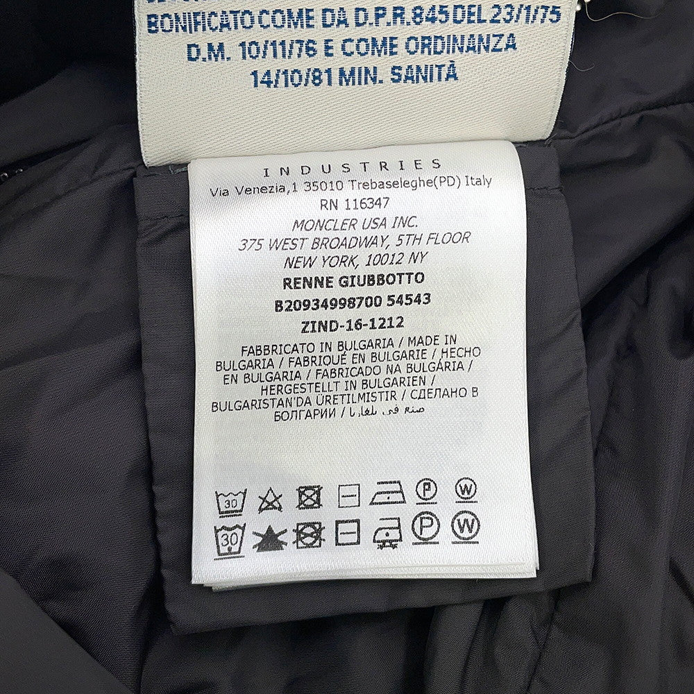 MONCLER RENNE down coat GrayB20934998700 Polyester100%