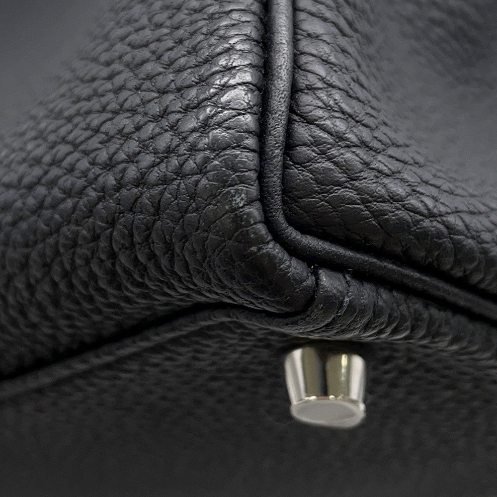 HERMES Kelly Retourne Black Togo Leather Size 28