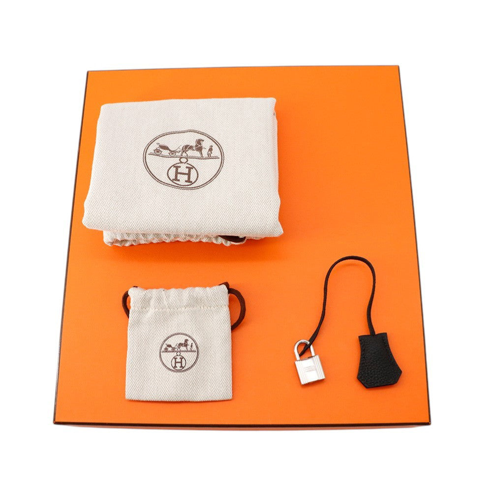 HERMES Kelly Retourne Black Togo Leather Size 28