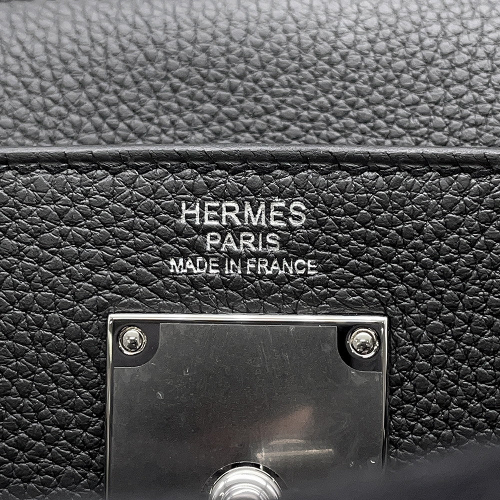 HERMES Akkad Plomb Togo Leather Size PM