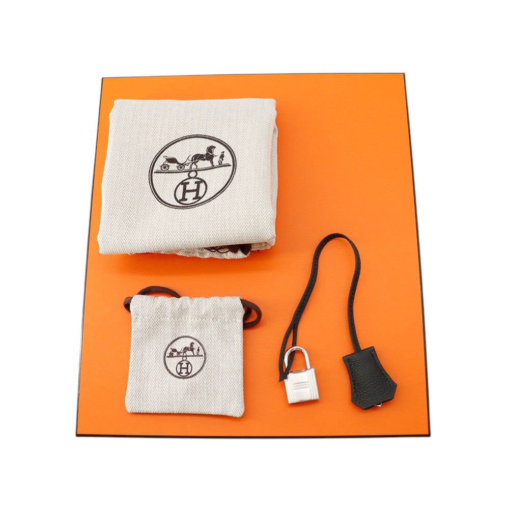 HERMES Akkad Plomb Togo Leather Size PM