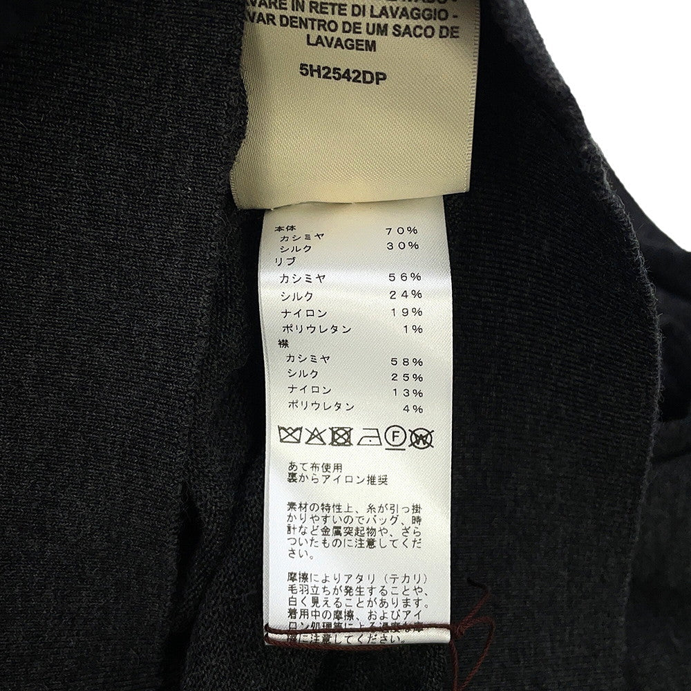 HERMES Turtleneck dress Size 38 Gray5H2542DP Cashmere70% Silk30%