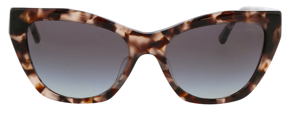 Emporio Armani 0EA4176F 54108G Full Rim Grey Tortoise Cateye Sunglasses