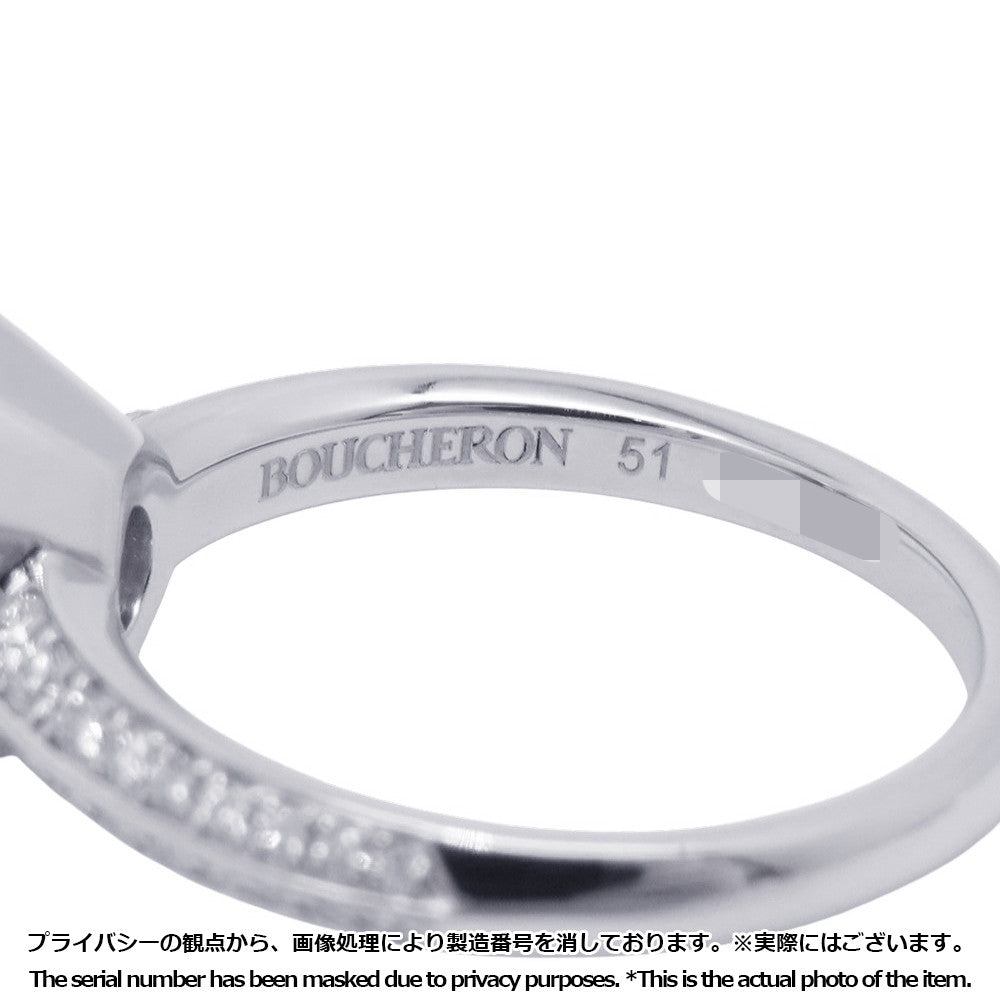 Boucheron Etoile de Paris Solitaire Ring Size 51/#11JSL00342 Pt950