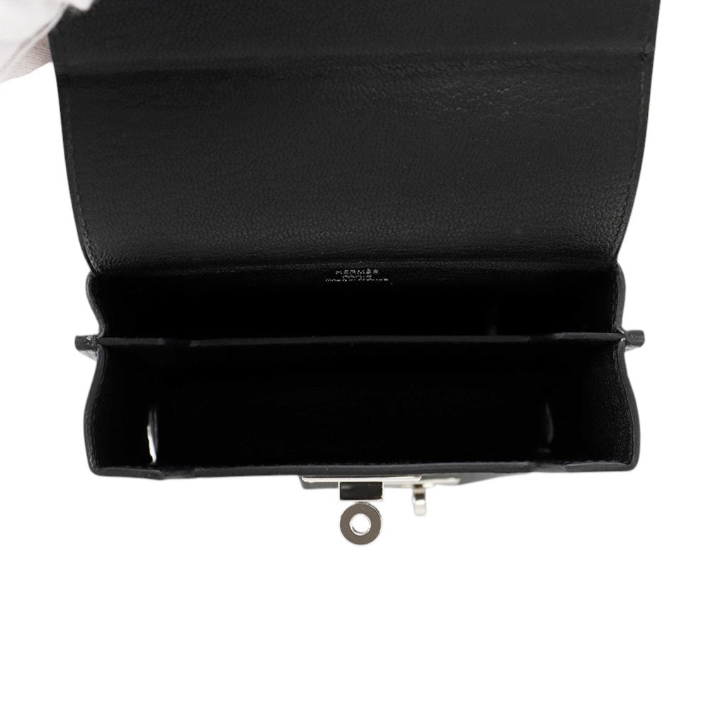 HERMES Kelly Multi Pocket To-Go Black Epsom
