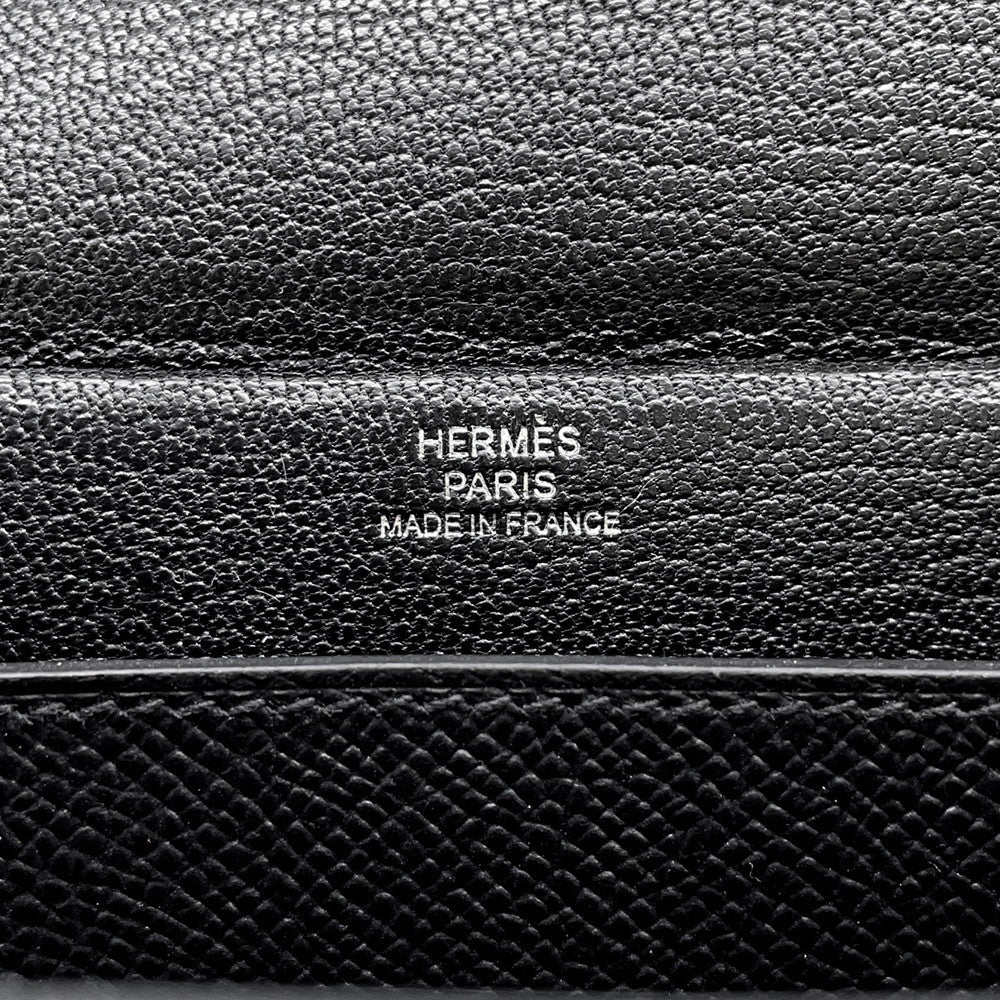 HERMES Kelly Multi Pocket To-Go Black Epsom