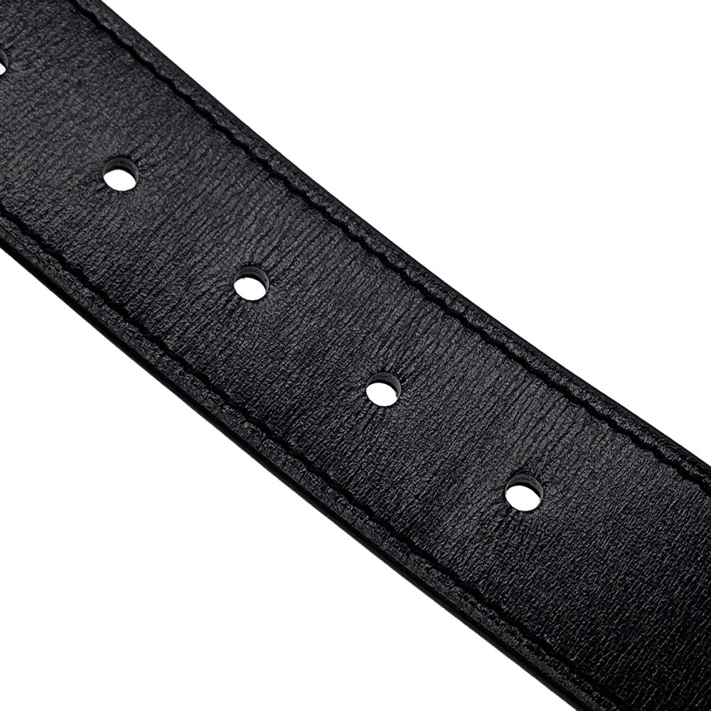 HERMES Cape Cod reversible belt Size 90 Black/Ebene Box Calf Leather Togo Leather