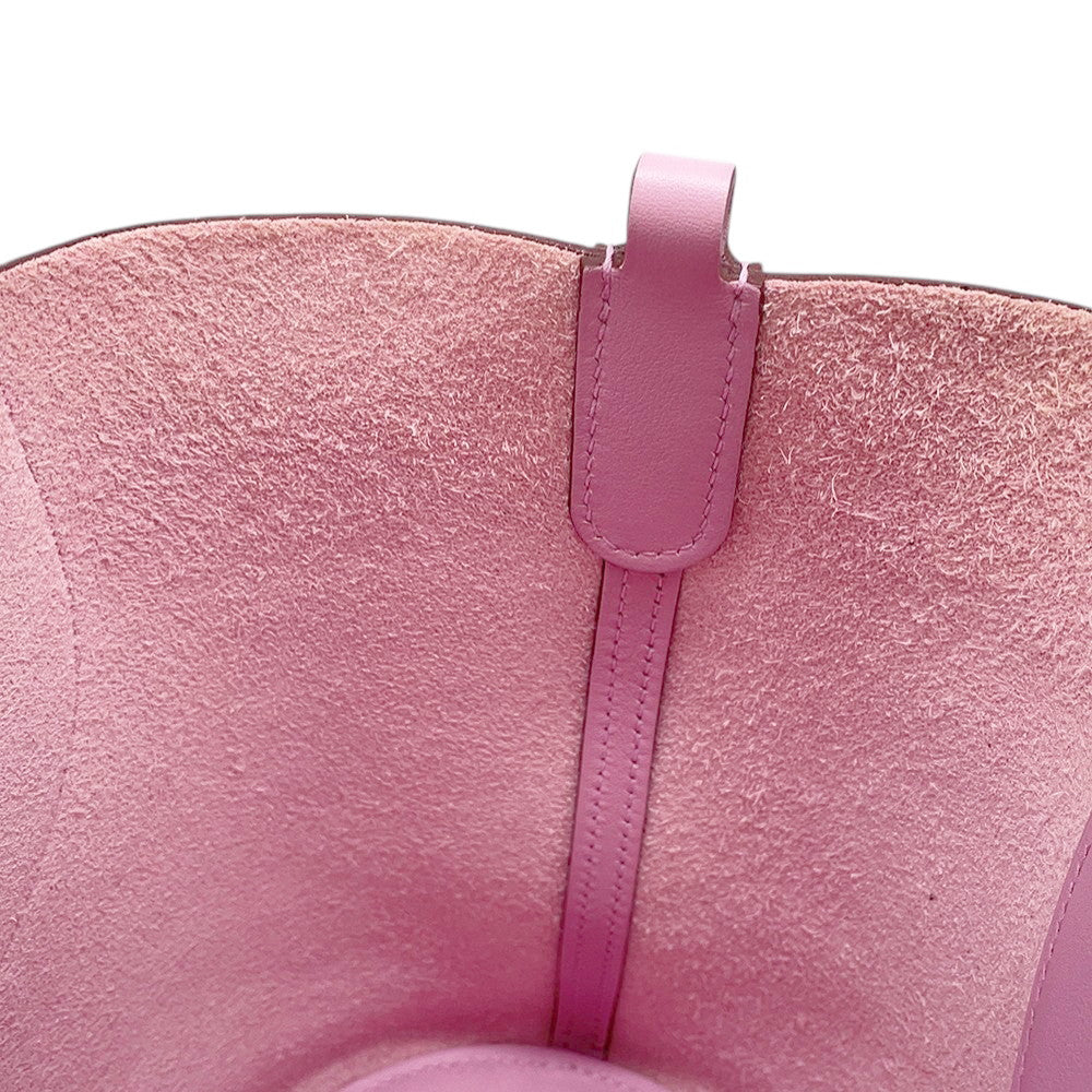 HERMES in-the-loop Tote Bag Mauve Silvestre Taurillon Clemence Swift Leather Size 18