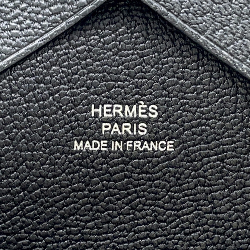 HERMES Calvi Duo Grimist/Black Chevre Myzore Goatskin