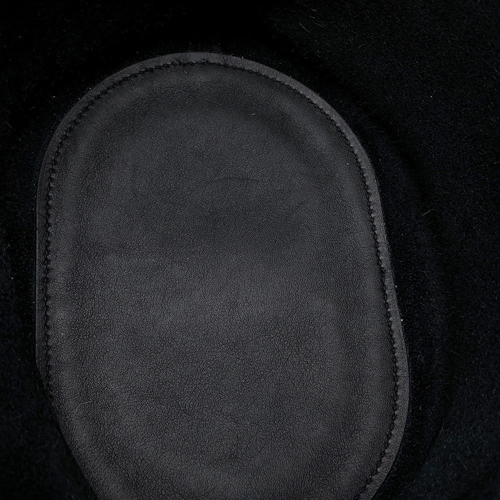 HERMES in-the-loop Tote Bag Black Taurillon Clemence Swift Leather Size 18