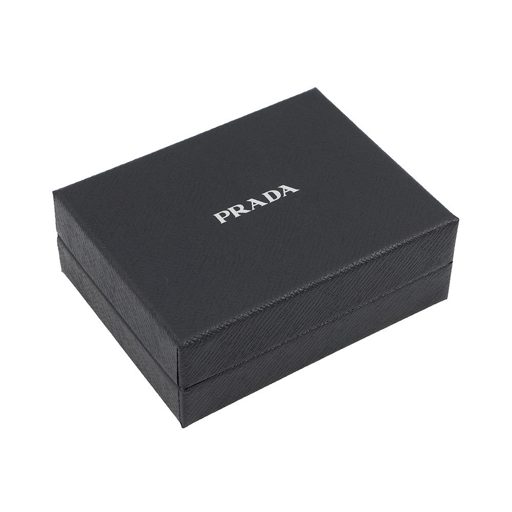 PRADA Tri-fold wallet Beige1MH042 Leather
