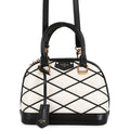 LOUIS VUITTON Alma BB White/BlackM23761 Lamb Leather Size BB