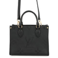 LOUIS VUITTON Onthego NoirM45653 Monogram Empreinte Leather Size PM