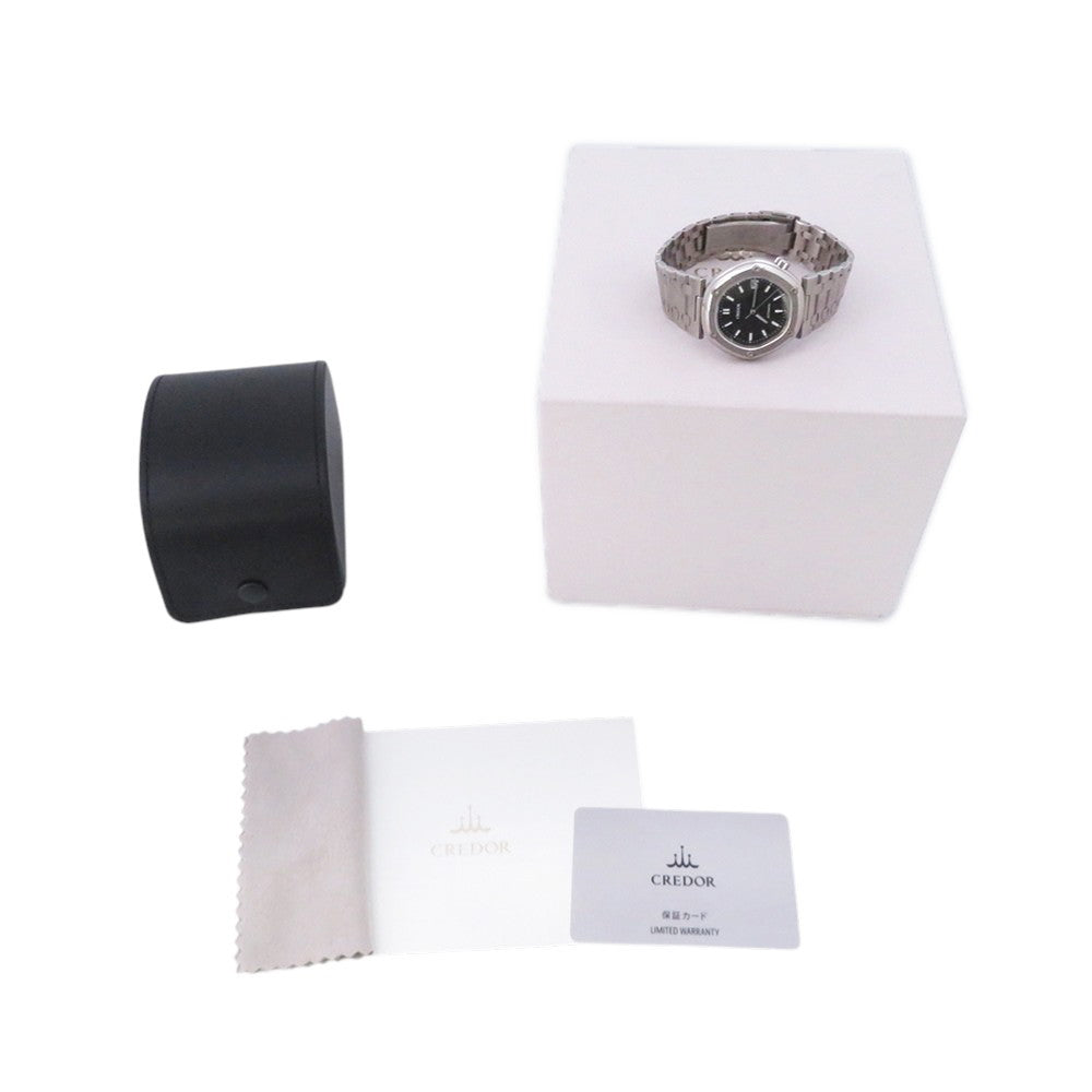 SEIKO CREDOR Locomotive Automatic W39mm TI Gray DialGCCR999