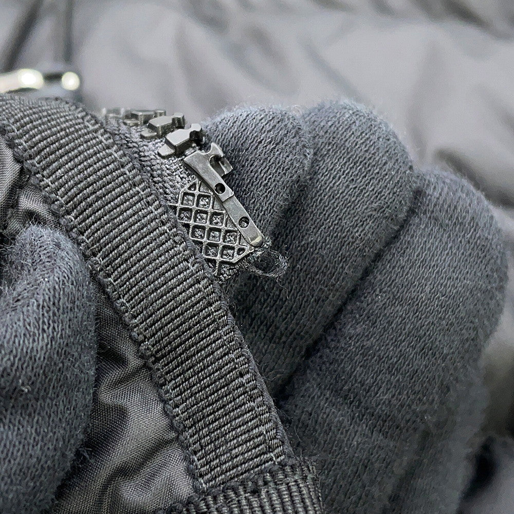 HERMES Crude cell down vest with patches Size 34 Black3H0156DA Polyester100%