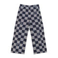 LOUIS VUITTON Damier Wool Pants Size 46 NavyHQP08W Wool100% Cotton100%