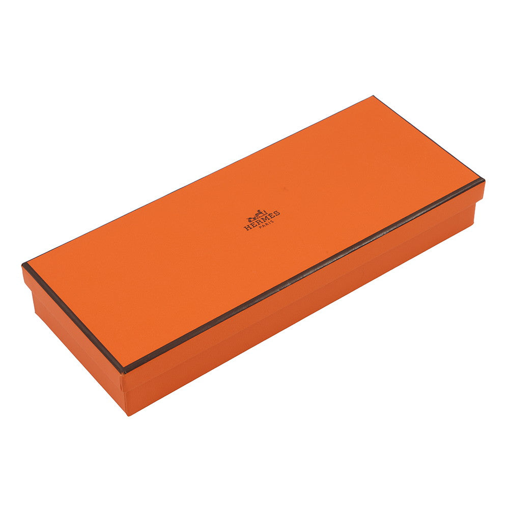 HERMES Cheval Tresse Bag Charm Terre/Celeste Epsom