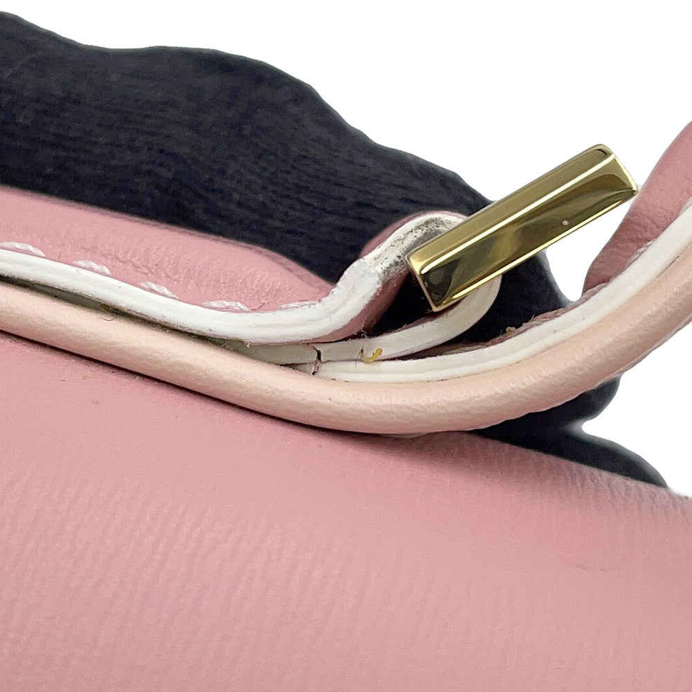 Delvaux Tempate Pink/Jasmin FlowerAA0505AAM0ARFDO Leather Size PM