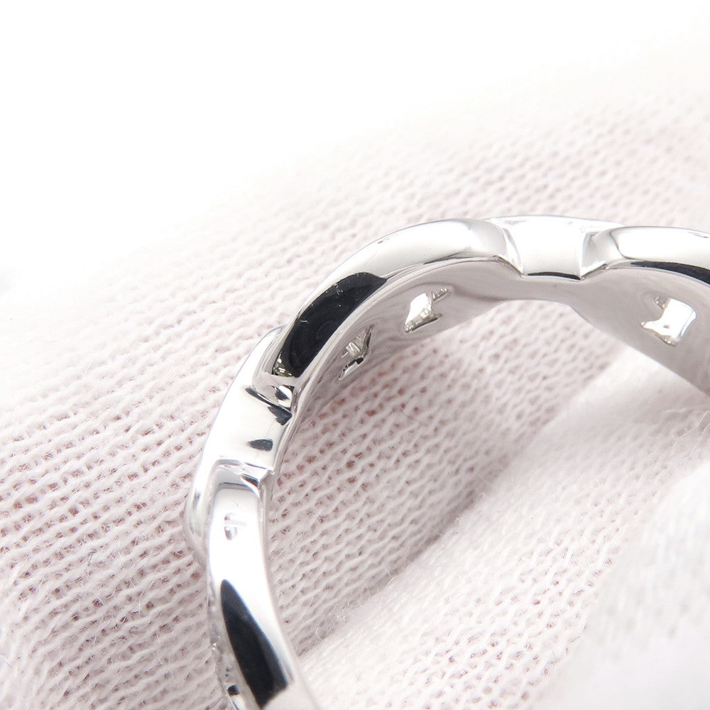 HERMES Chaine d'Ancre Enchaînée Ring Size 53/#13 PM 18K White Gold