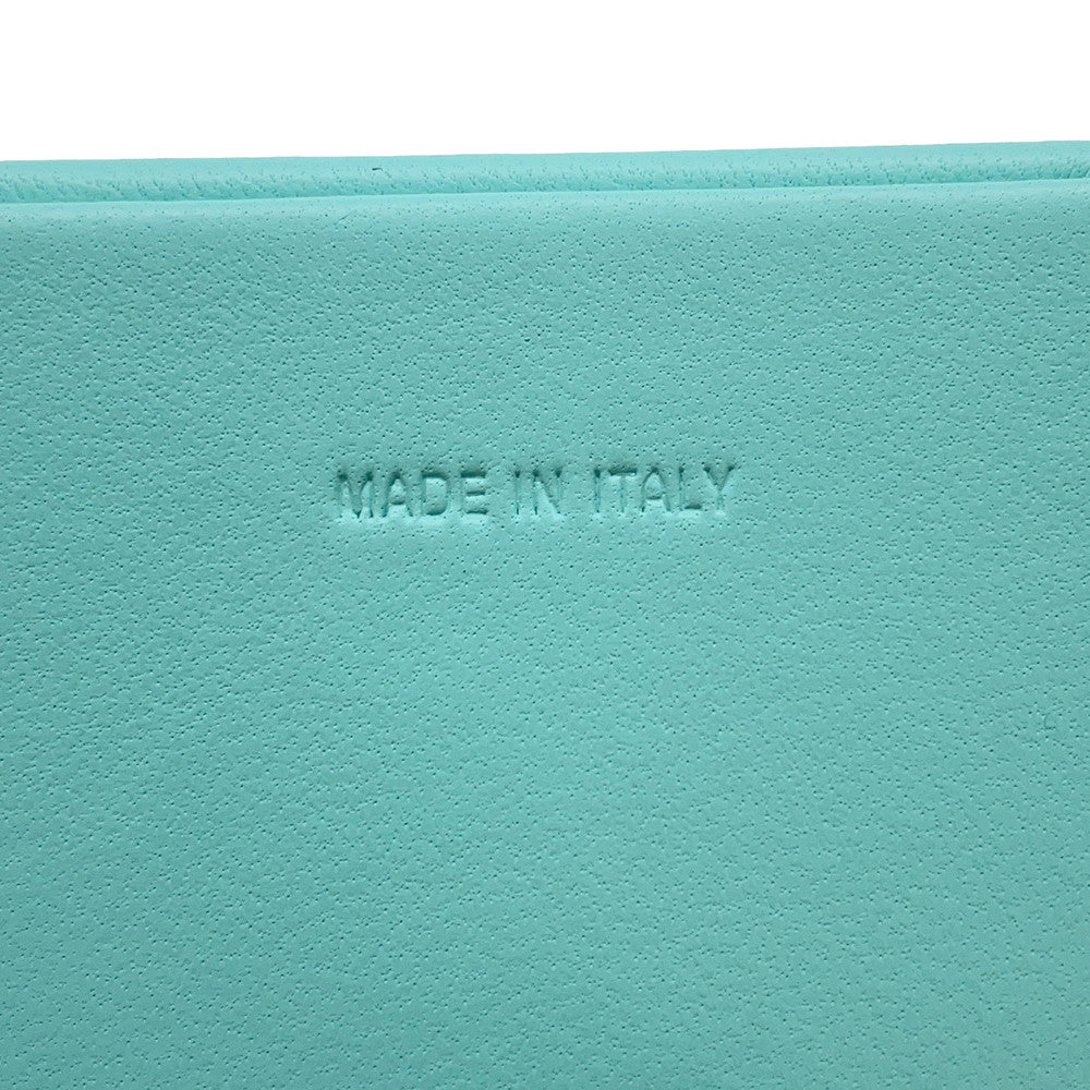 TIFFANY&Co. Faceted Jewelry Box Small TIFFANY&Co.Blue Leather Size Small