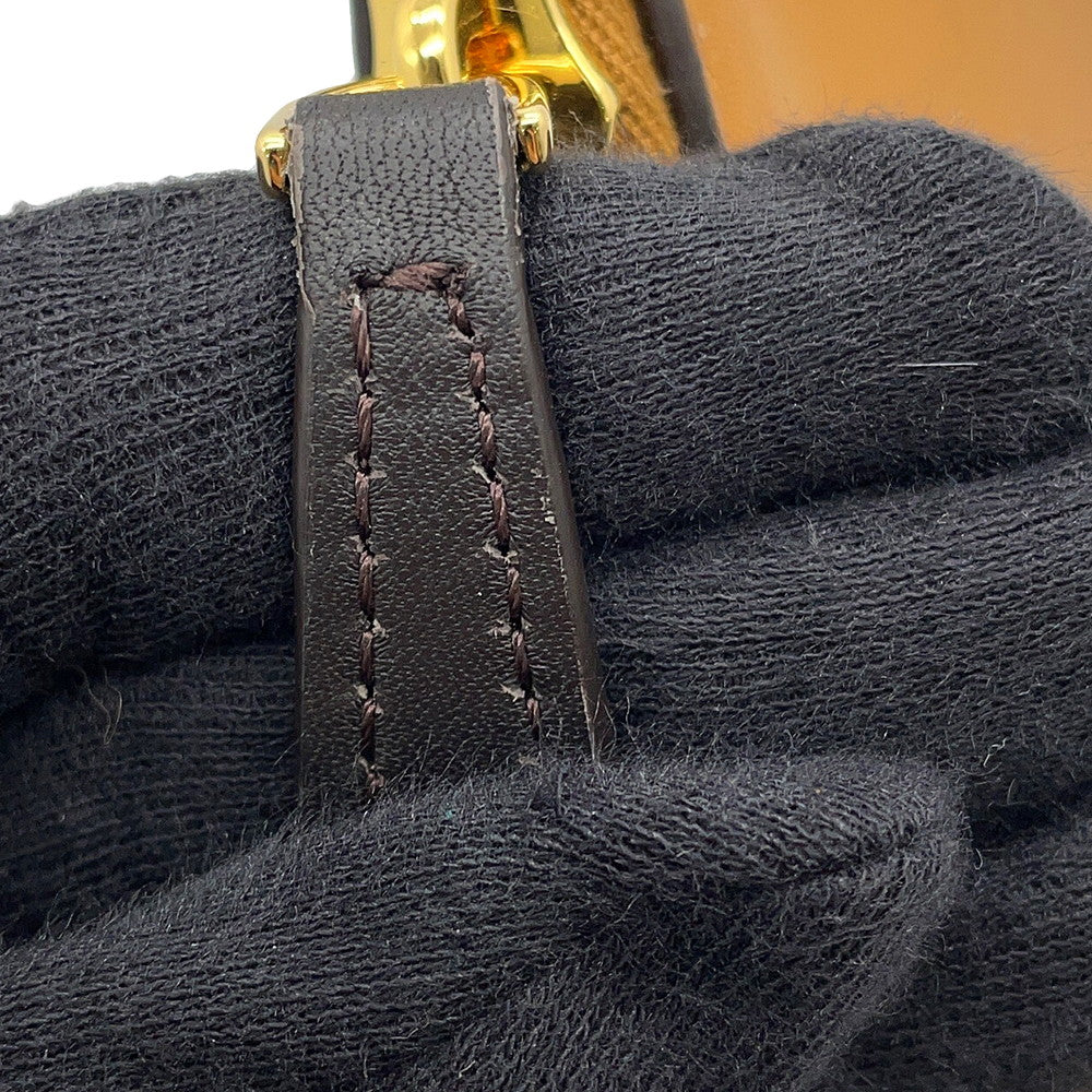 FENDI Clutch Bag Brown8N0149 Leather