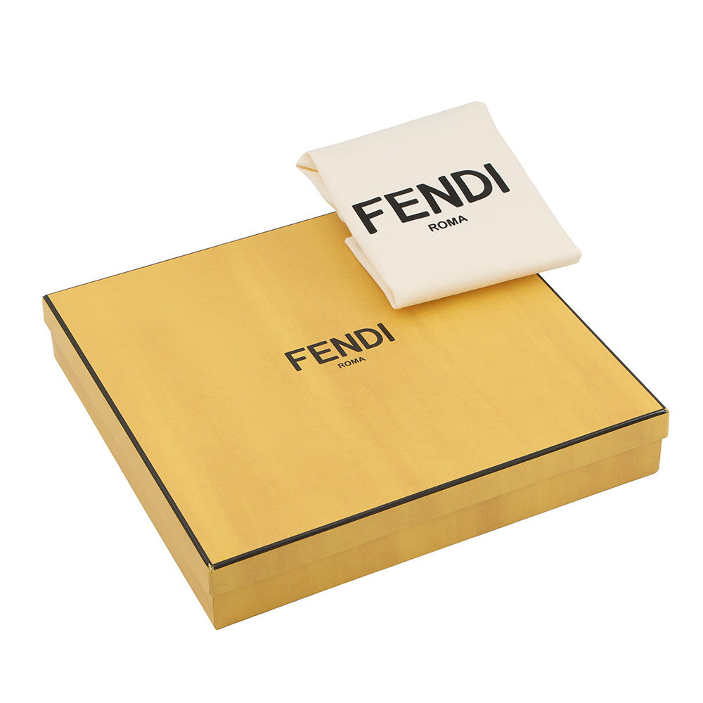 FENDI Clutch Bag Brown8N0149 Leather