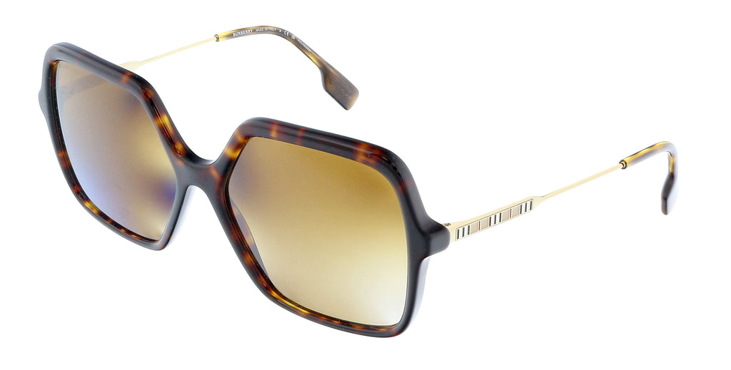 Burberry 0BE4324 3002T5 Dark Havana Square Full Rim Sunglasses