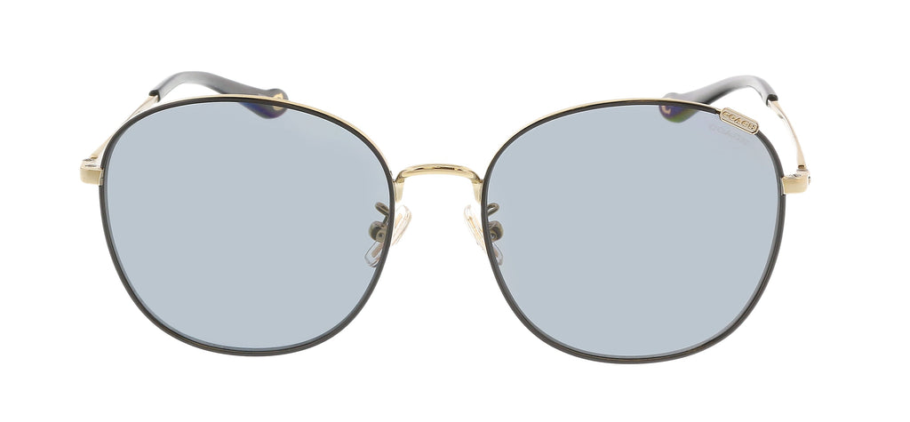 Coach 0HC7134 934681 Black Round Full Rim Sunglasses