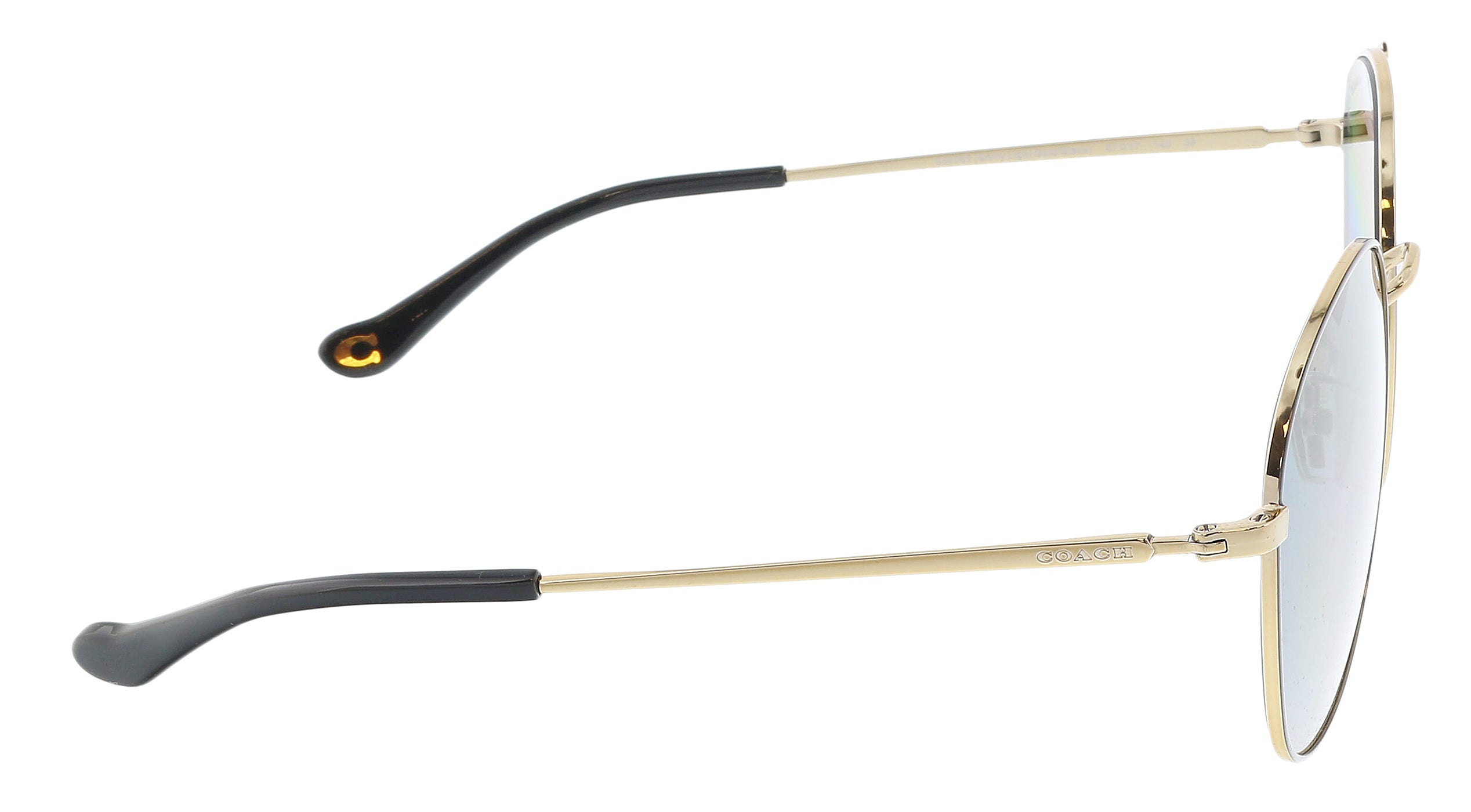 Coach 0HC7134 934681 Black Round Full Rim Sunglasses