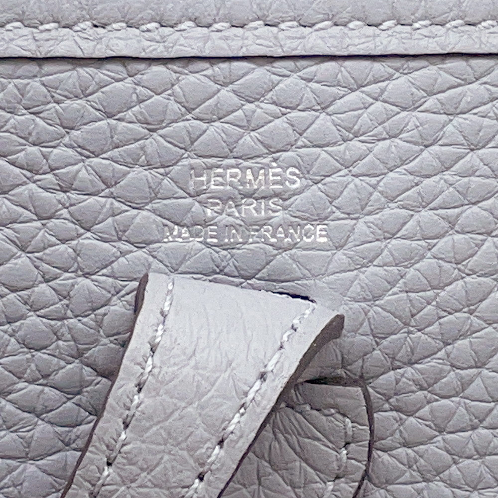 HERMES Evelyne Short Green Pantan Taurillon Clemence Size TPM