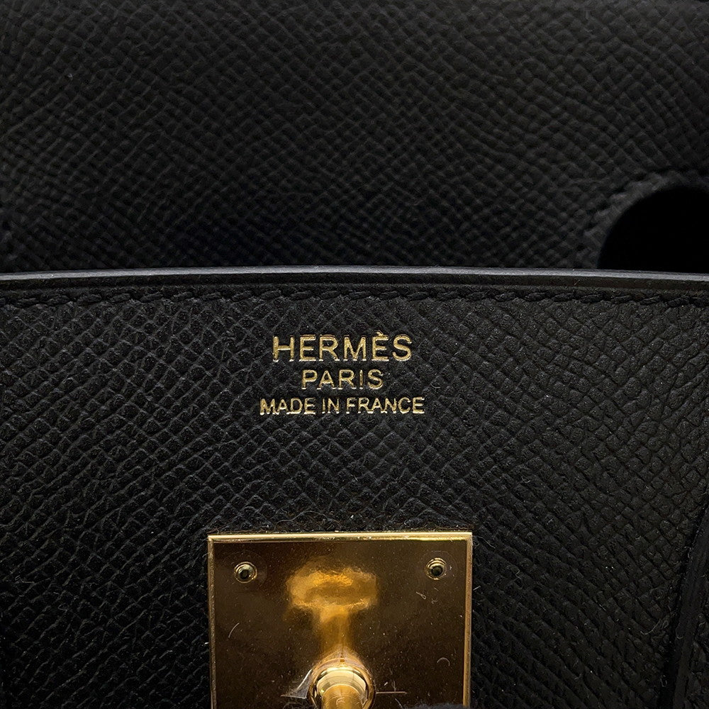 HERMES Birkin Black Epsom Size 30