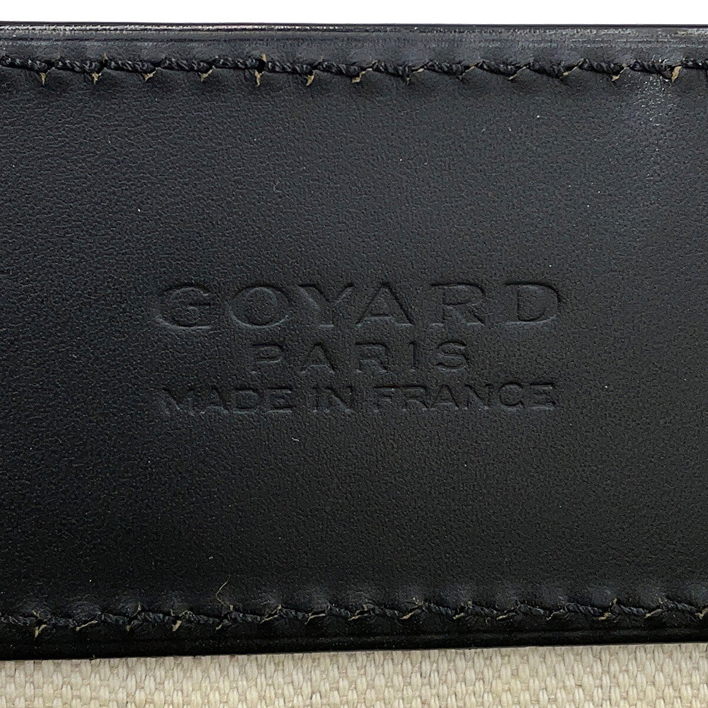 GOYARD Bellecious Black PVC Leather Size MM