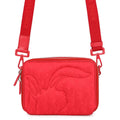 Dior ERL Collaboration Mirage Zip Pouch Shoulder Bag Red2ESBC119RAY Nylon Leather Canvas