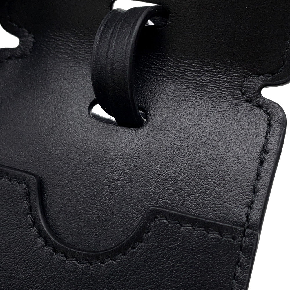 BALENCIAGA Tag Key RingBag Charm Black8196402ABMB1000 Leather