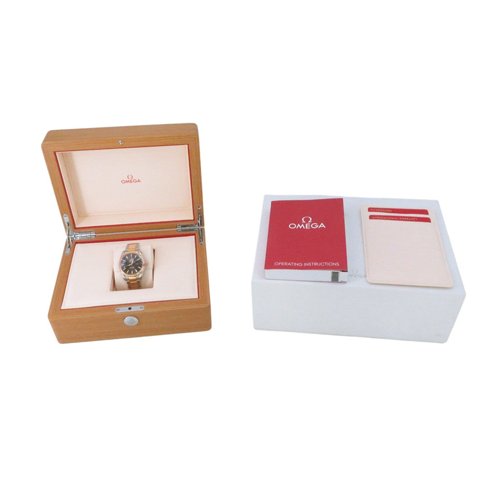 OMEGA Seamaster Aqua Terra Annual Calendar W38.5mm Stainless Steel K18PG Black Dial231.20.39.22.06.001